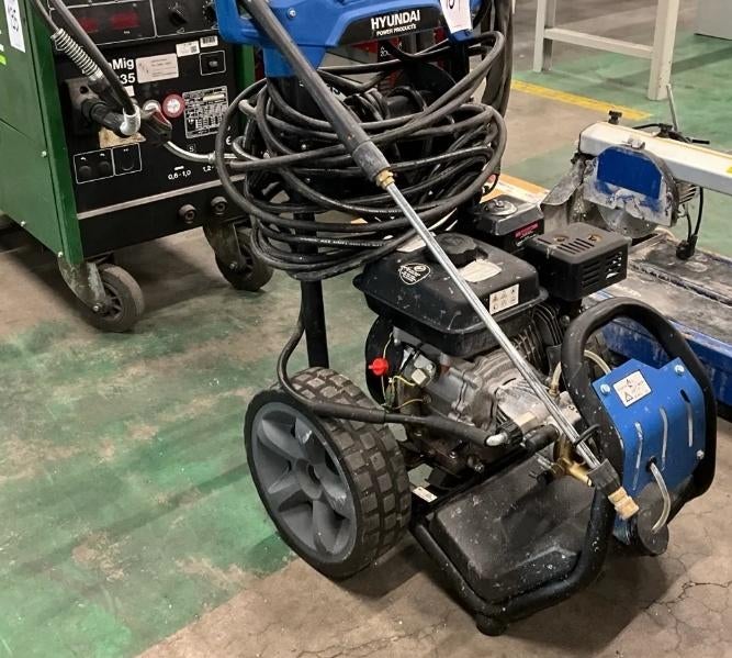 hyundai LB 180 hogedrukreiniger, Ophalen of Verzenden, Gebruikt, Benzine, Hyundai