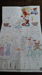 Borduurpatroon van dmc baby merklapje, Ophalen of Verzenden, Zo goed als nieuw, Handborduren, Patroon