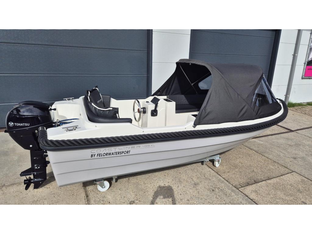 Coastliner 439 XL 9.9pk en buiskap en meer STUNT PRIJS!, Watersport en Boten, Niet ingevuld, Tot 10 pk, Niet ingevuld, Nieuw