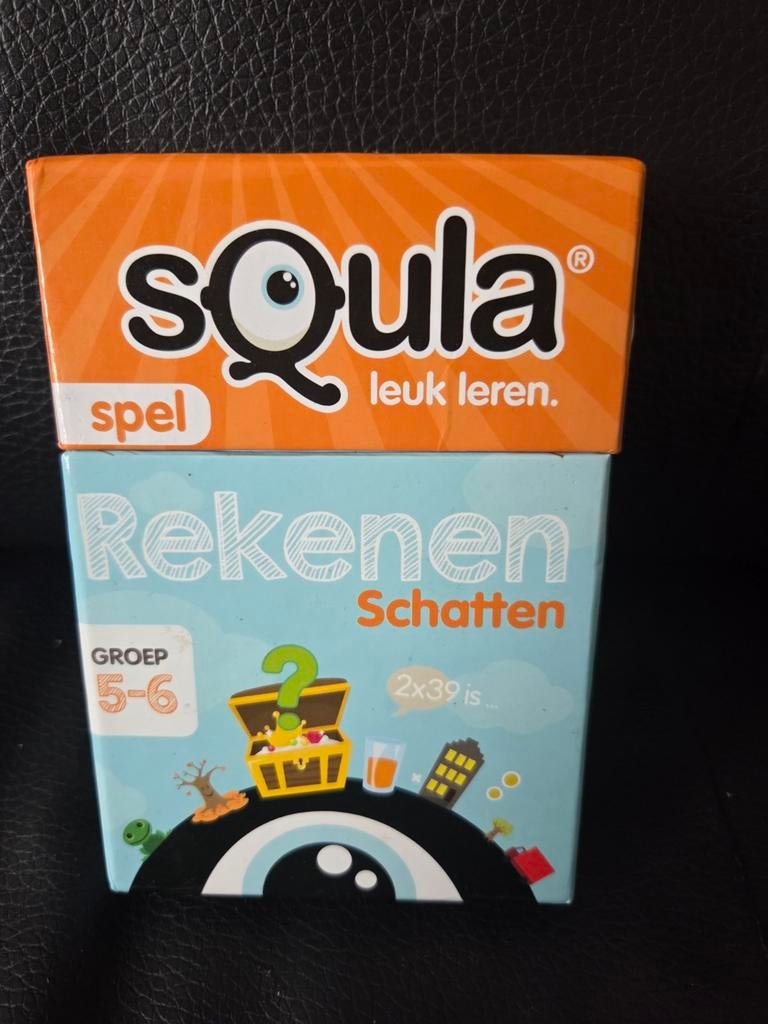Squla - Rekenen Schatten - Groep 5/6 - ZGAN, Hobby en Vrije tijd, Gezelschapsspellen | Kaartspellen, Een of twee spelers, Ophalen of Verzenden