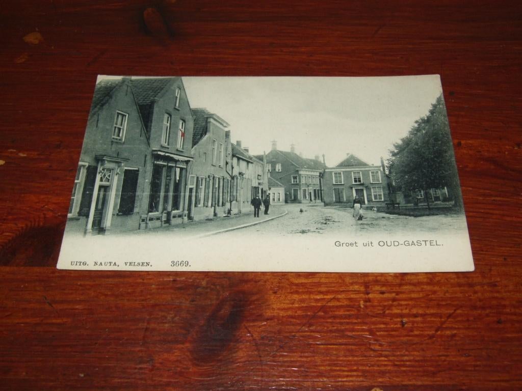 580- GROET UIT OUD-GASTEL, Verzamelen, Ansichtkaarten | Nederland, Verzenden, Voor 1920, Ongelopen, Noord-Brabant