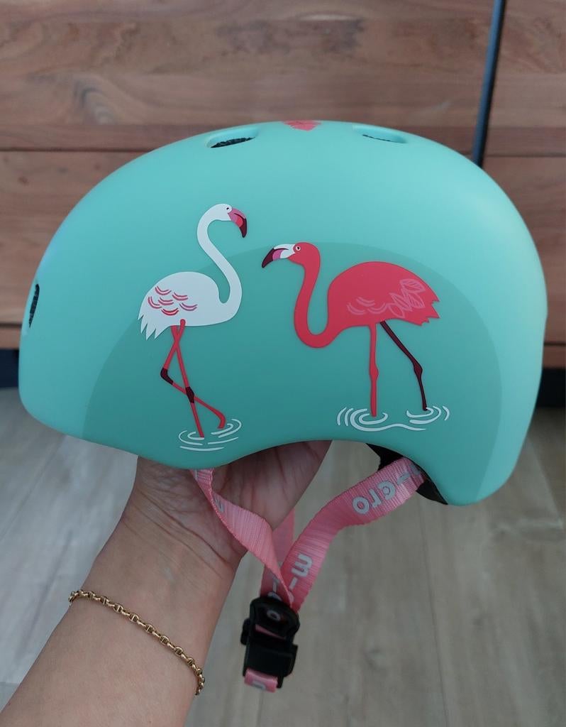 Micro flamingo helm voor kinderen, Fietsen en Brommers, S, Micro, Jongen of Meisje, Ophalen of Verzenden