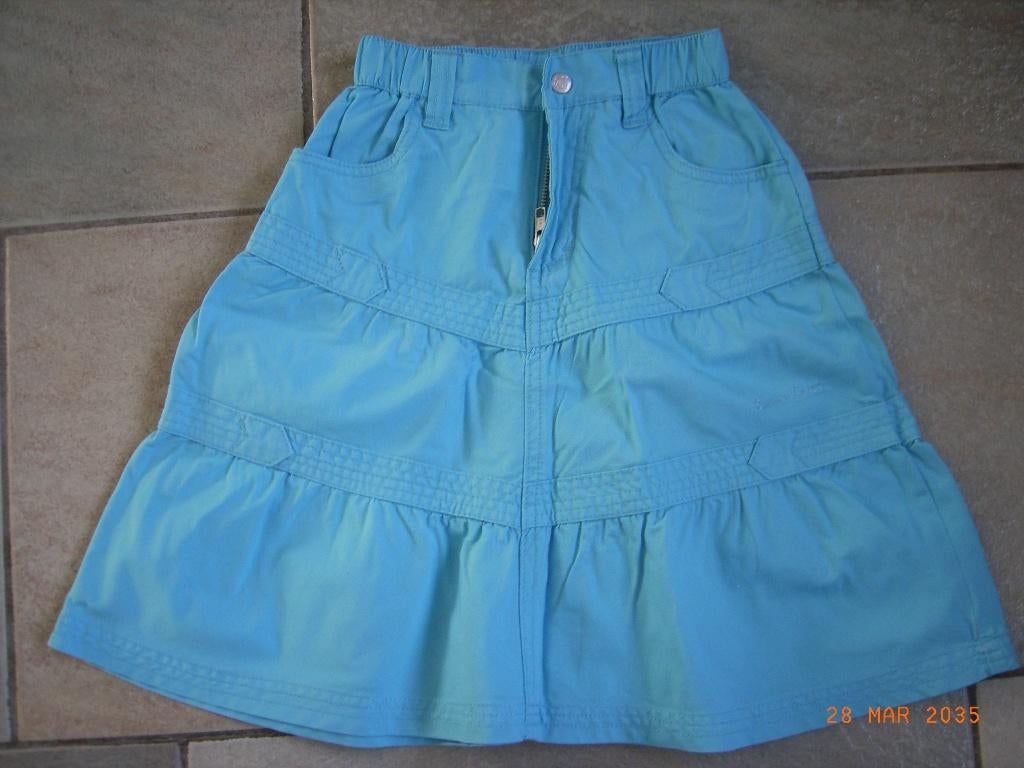 Geweldig mooi blauw rokje van Barbara Farber, Kinderen en Baby's, Kinderkleding | Maat 128, Meisje, Ophalen of Verzenden, Zo goed als nieuw