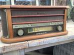 Retro Platenspeler 4-in-1: Radio, CD, Cassette, USB, Overige merken, Ophalen of Verzenden, Zo goed als nieuw, USB-aansluiting