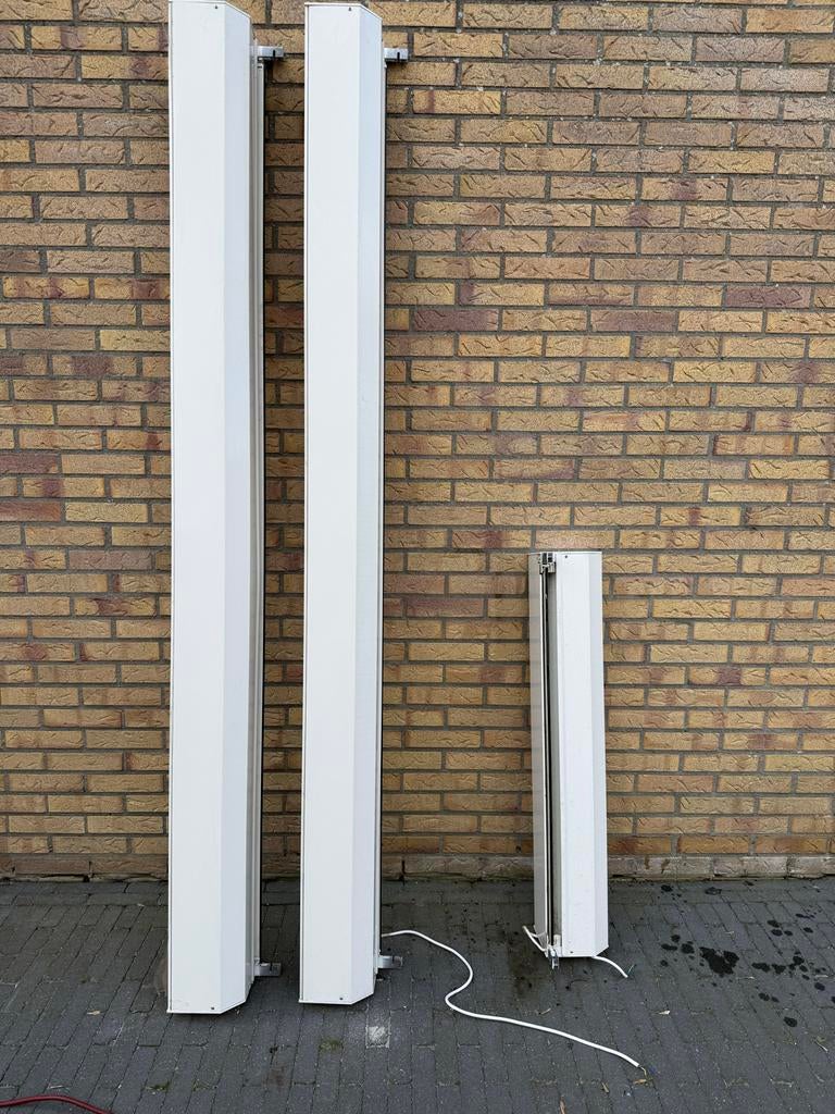Rolluiken Ral 9016 elektrisch Somfy, Gebruikt, 150 tot 200 cm, Ophalen of Verzenden, Elektrische bediening
