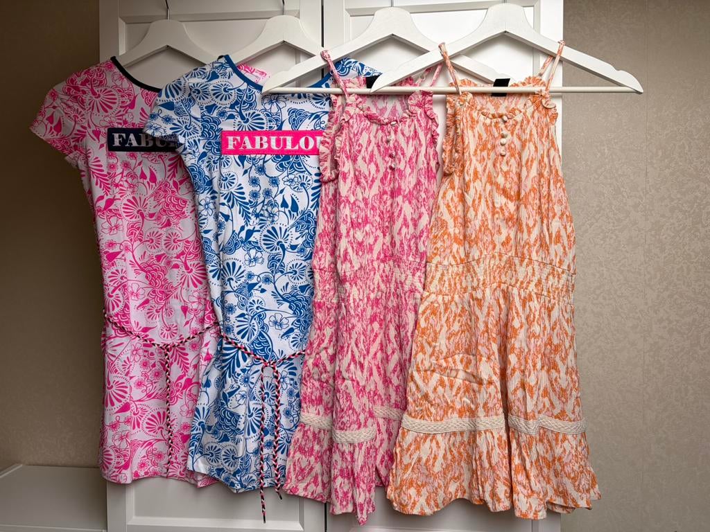 Pakket 4x jurkjes Shoeby B.Nosy zomer jurk 146/152 ZGAN!, Ophalen of Verzenden, Zo goed als nieuw, Meisje, Jurk of Rok