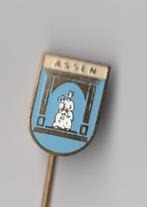 Assen Stadswapen speldje, Gebruikt, Niet vindbaar, Niet vindbaar, Speldje of Pin