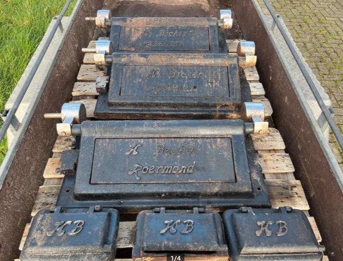 Antieke bakoven front, bakkers, Gebruikt, Oven, 60 cm of meer, Inbouw