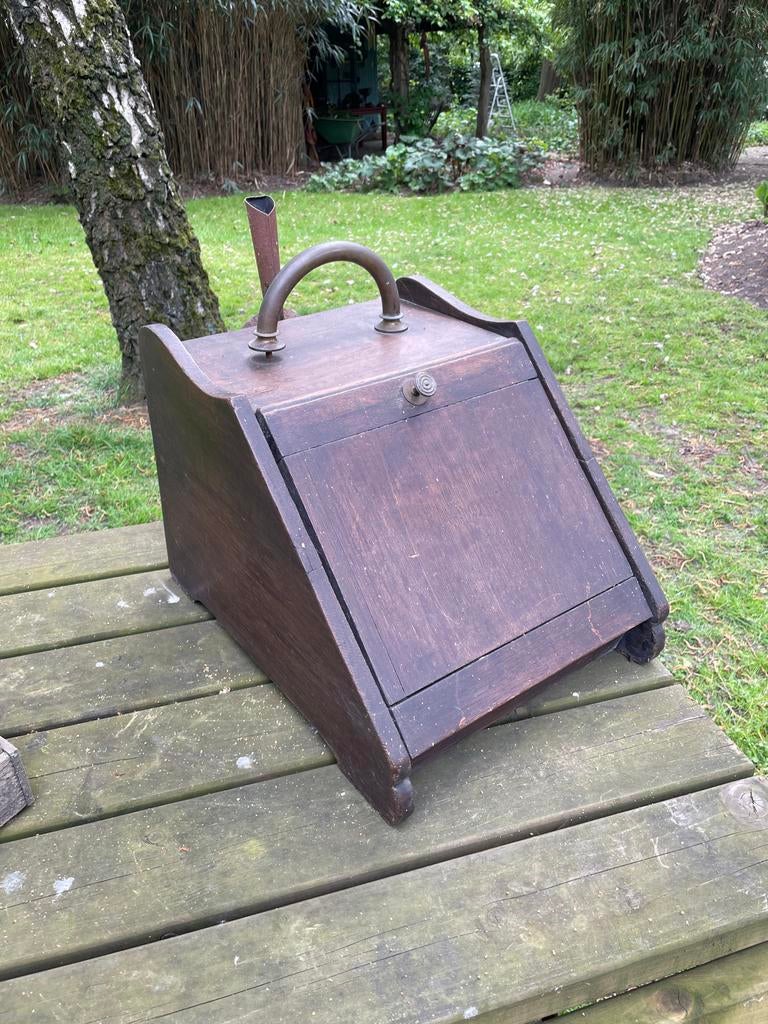 Antieke kolenkit met schep - Origineel en functioneel, Verzenden