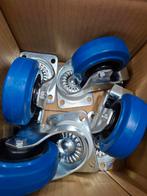 Nieuw! 4 ongebruikte zwenkwielen met rem!, Doe-het-zelf en Verbouw, Zwenkwielen, Ophalen of Verzenden, Nieuw