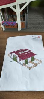 Schleich grote manege compleet met 2 extra sets en paarden, Ophalen
