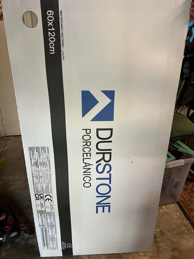 Trendy wandtegel met hout look - Durstone Porcelánico, Doe-het-zelf en Verbouw, Tegels, Ophalen, 60 cm of meer, Nieuw, Minder dan 5 m²