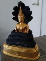 Boeddhabeeld met Naga slang - Gouden Boeddha, Ophalen of Verzenden