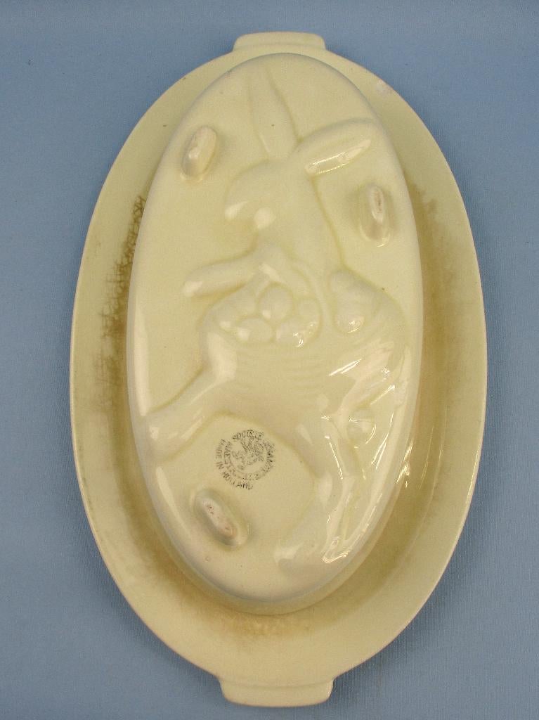 Antieke puddingvorm Petrus Regout Maastricht paashaas, Antiek en Kunst, Ophalen of Verzenden