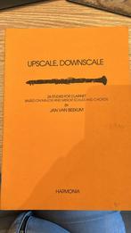 Klarinet Studieboek: Upscale, Downscale - Jan van Beekum, Ophalen of Verzenden, Gelezen, Overige niveaus
