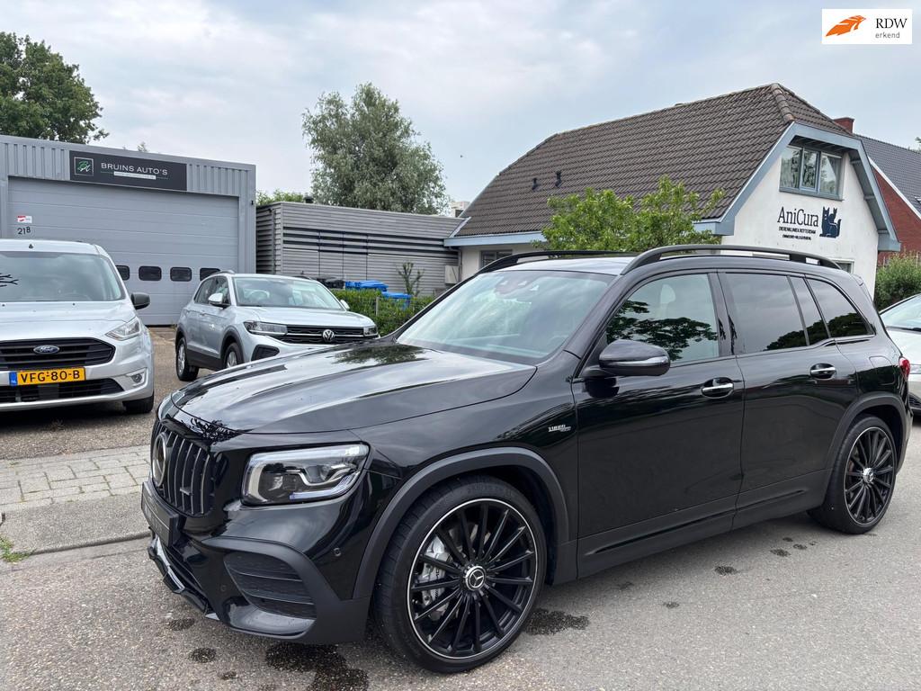 Mercedes-Benz GLB AMG 35 4MATIC Pano Burmester 21”, Automaat, Gebruikt, 4 cilinders, Zwart