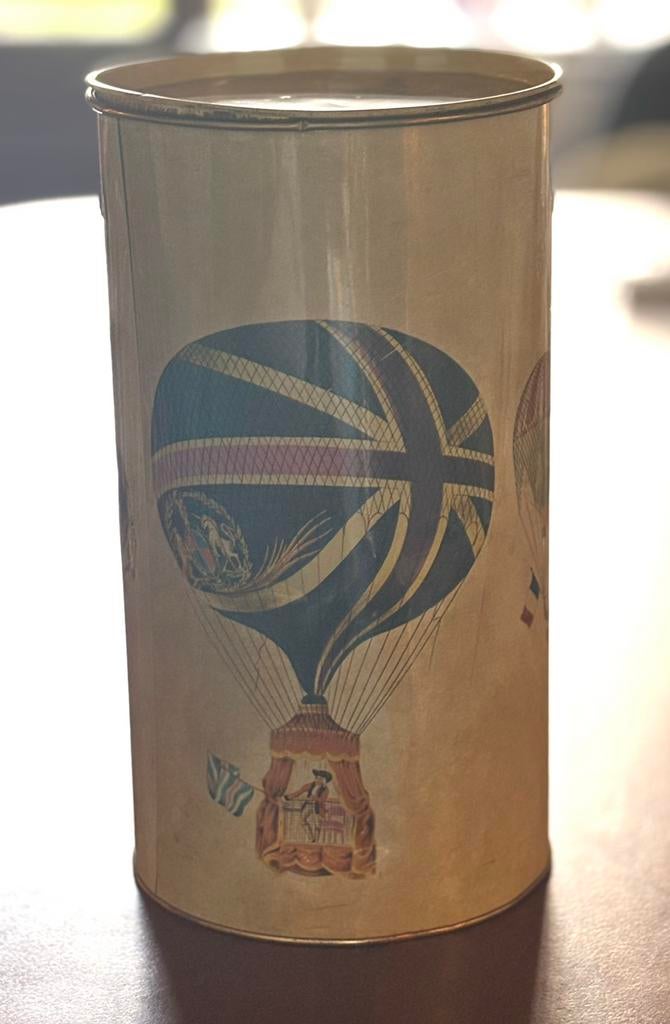 Zeldzame grote Piero Fornasetti blik - Jaren '60 luchtballon, Ophalen of Verzenden, Gebruikt, Overige, Overige merken