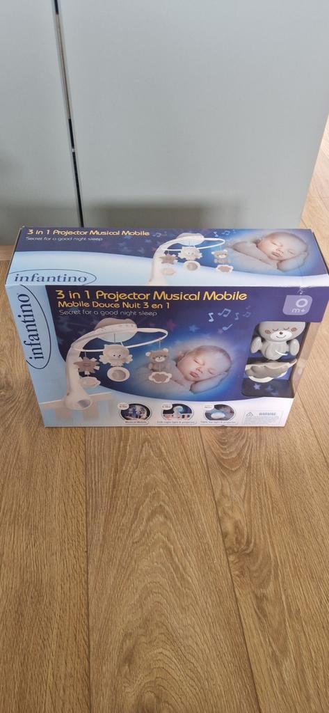 Infantino Projector Musical 3-in-1 Mobile, Ophalen of Verzenden