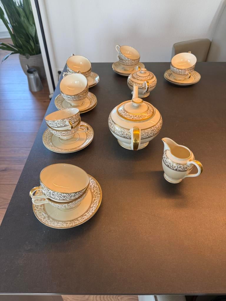 12 delig theeservies, Thomas Avory, onbeschadigd, Antiek en Kunst, Antiek | Servies compleet, Ophalen