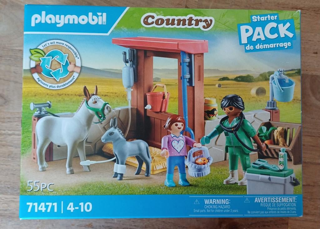 Playmobil Boerderij dierenarts met de ezels
- 71471, Kinderen en Baby's, Speelgoed | Playmobil, Ophalen of Verzenden, Nieuw