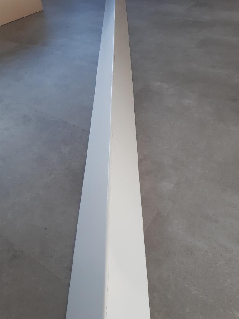 Wit Kunststof Hoekprofiel 120x120 (12×12cm)  en 3mm dik, Ophalen, Kunststof, Overige typen, Nieuw