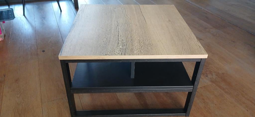 Salon tafel, Huis en Inrichting, Tafels | Salontafels, Ophalen, 50 tot 100 cm, 50 tot 100 cm, Zo goed als nieuw