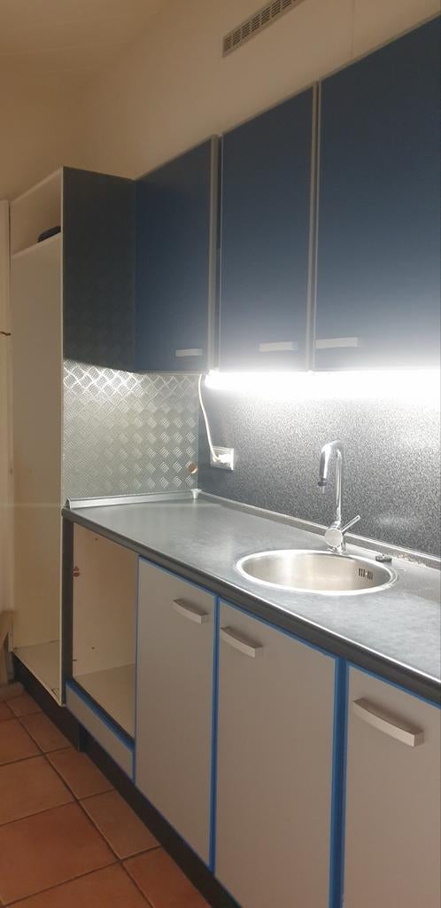 Complete gebruikte keuken, Huis en Inrichting, Keuken | Complete keukens, Gebruikt, Hoekkeuken, Grijs, Ophalen