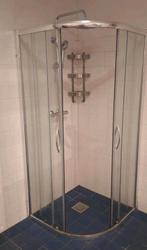 Douche cabine, Ophalen