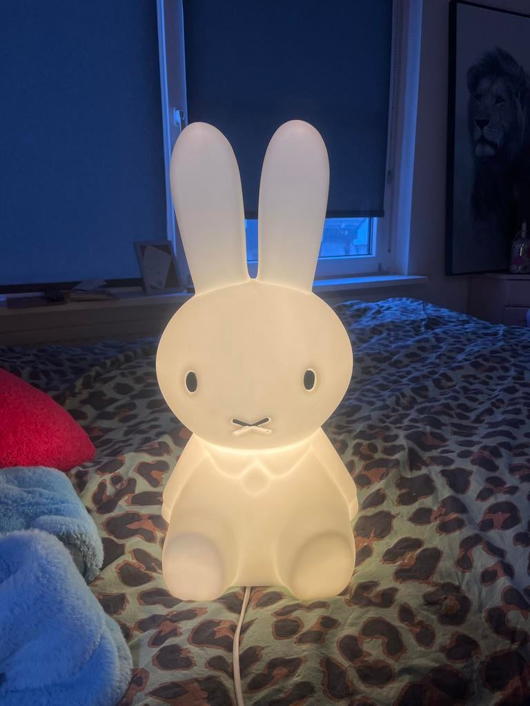 Grote Nijntje lamp, Huis en Inrichting, Lampen | Tafellampen, Ophalen, Gebruikt, Kunststof, 50 tot 75 cm