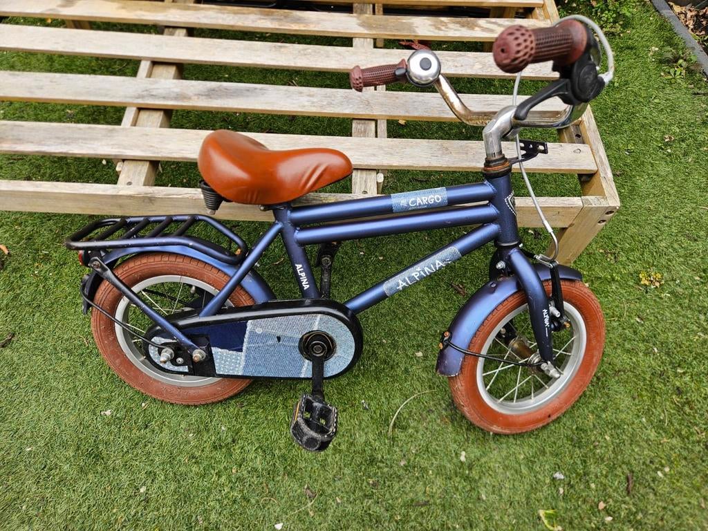 Robuuste Alpina kinderfiets  12 inch, Fietsen en Brommers, Fietsen | Kinderfietsjes, Ophalen, Gebruikt, Minder dan 16 inch, Alpina