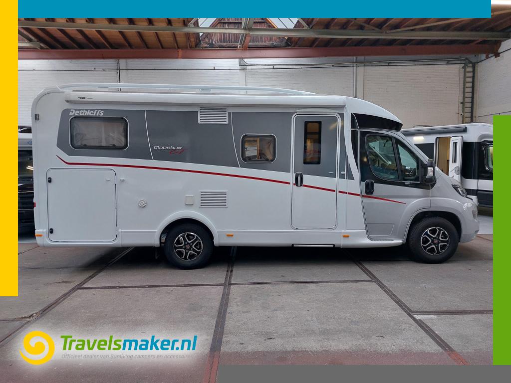 Dethleffs Globebus I6 GT-Line Automaat/lengtebedden/Tv, Automaat, Luifel, Ringverwarming, Bedrijf