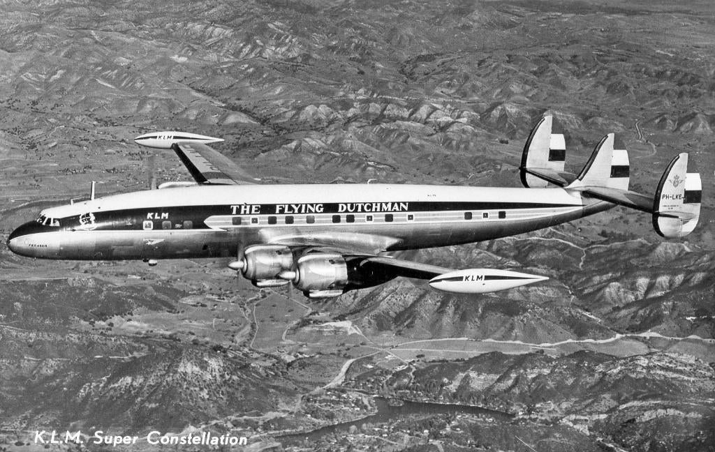 foto:  K.L.M. Super Constellation, Gebruikt, Foto, Ophalen of Verzenden, Voor 1940