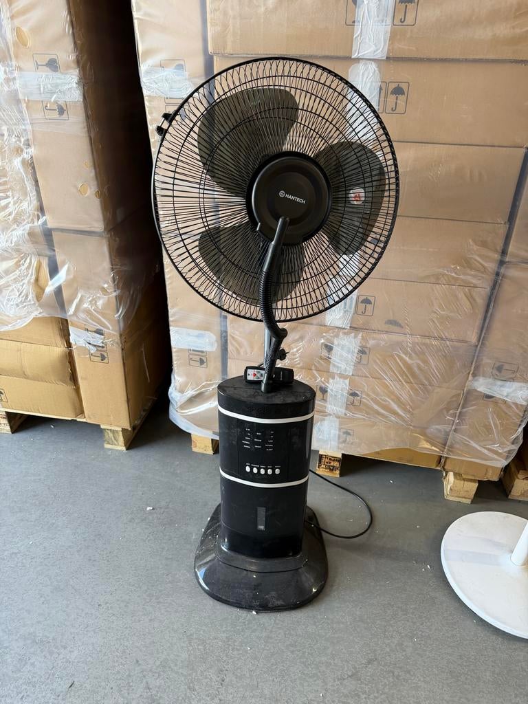 Hantech Ventilator met Mistfunctie en Afstandsbediening, Ophalen, Heating@gmail.com, Zo goed als nieuw, Heating