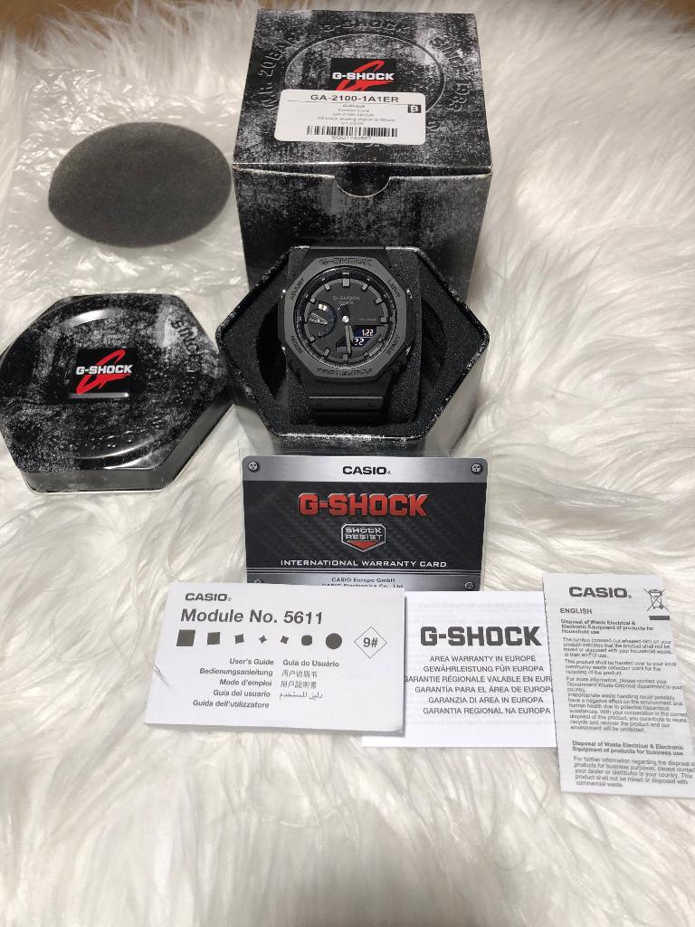 G-Shock carbon core nieuw, Ophalen, Casio G-Shock, Zwart, Nieuw