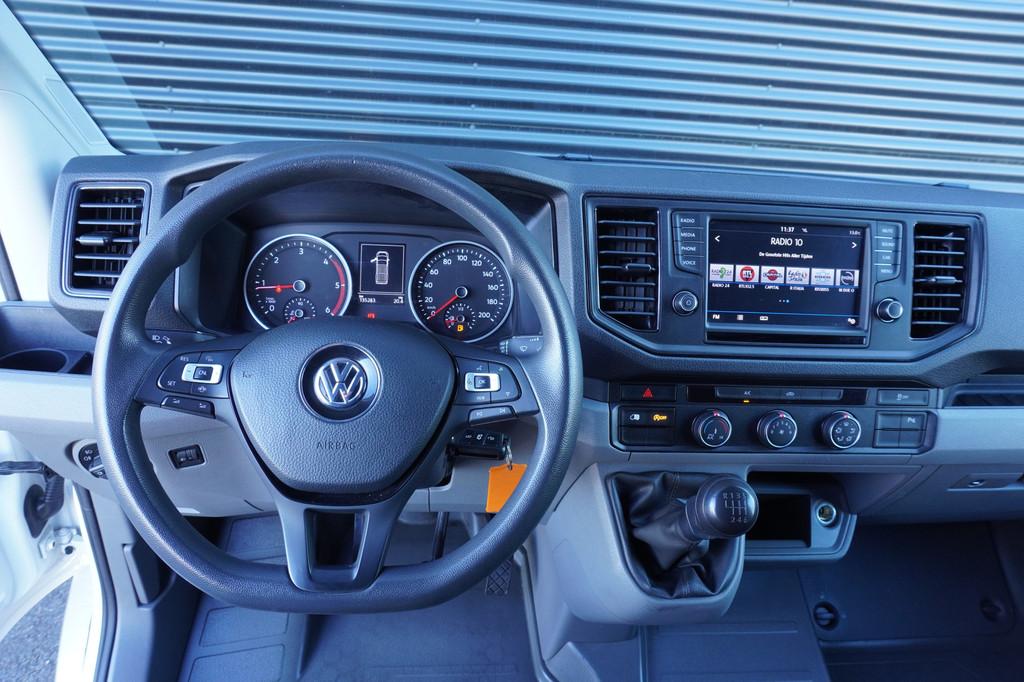 Volkswagen Crafter 50 180pk Dubbellucht L4H3/L3H2 Cruise con, Auto's, Gebruikt, Zwart, 4 cilinders, Volkswagen