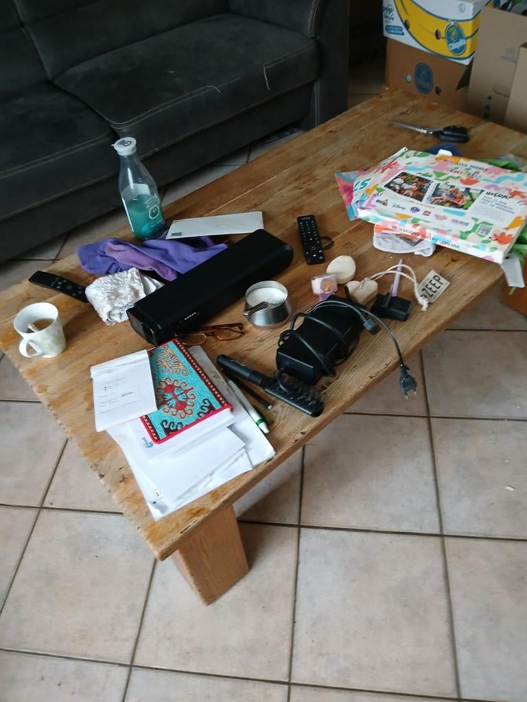 z. g. o. h.  Eiken salontafel, Huis en Inrichting, Ophalen, Gebruikt, 100 tot 150 cm, 50 tot 100 cm