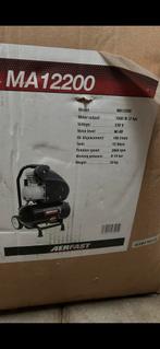 Aerfast Compressor MA12200 - Nieuw in doos, Ophalen, 6 tot 10 bar, Nieuw, Minder dan 200 liter/min