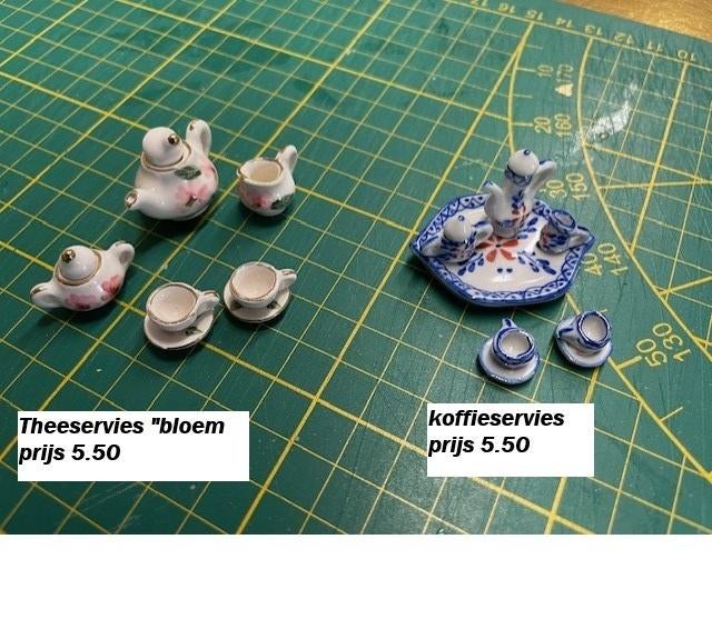 poppenhuis serviesjes, Verzamelen, Ophalen of Verzenden, Nieuw, Poppenhuis