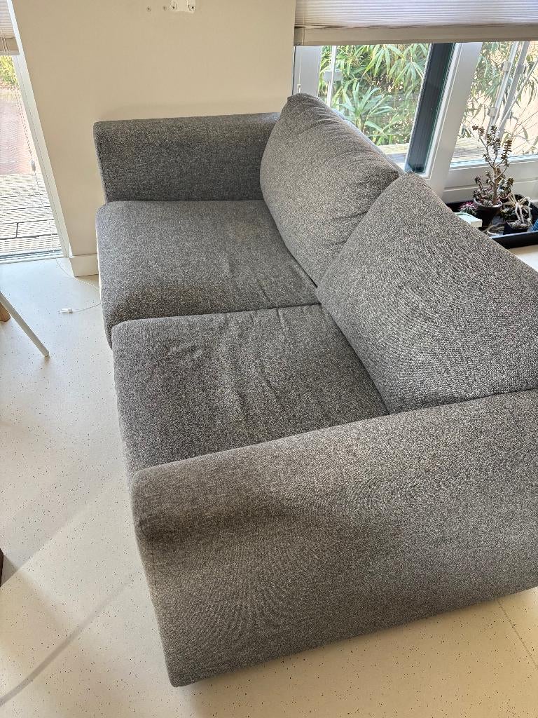 Vimle, 2-zitsbank, Grijs, Huis en Inrichting, Ophalen, Kunststof, Minder dan 75 cm, 150 tot 200 cm