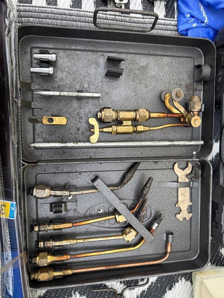 Complete Autogeen Las- en Snijset in Koffer, Ophalen of Verzenden, Gebruikt, Overige typen