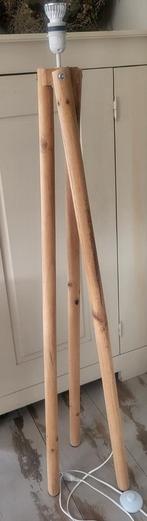 Tripod vloerlamp statief blank hout, Ophalen, Hout, 150 tot 200 cm