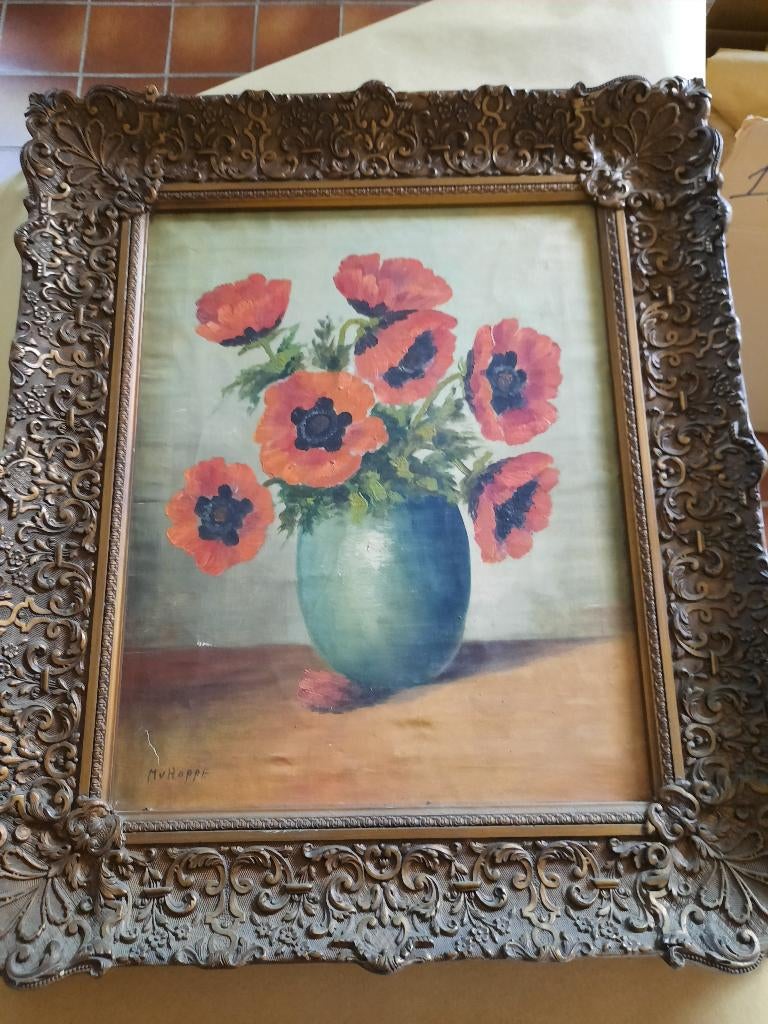 Olieverfschilderij Hoppe, Ophalen