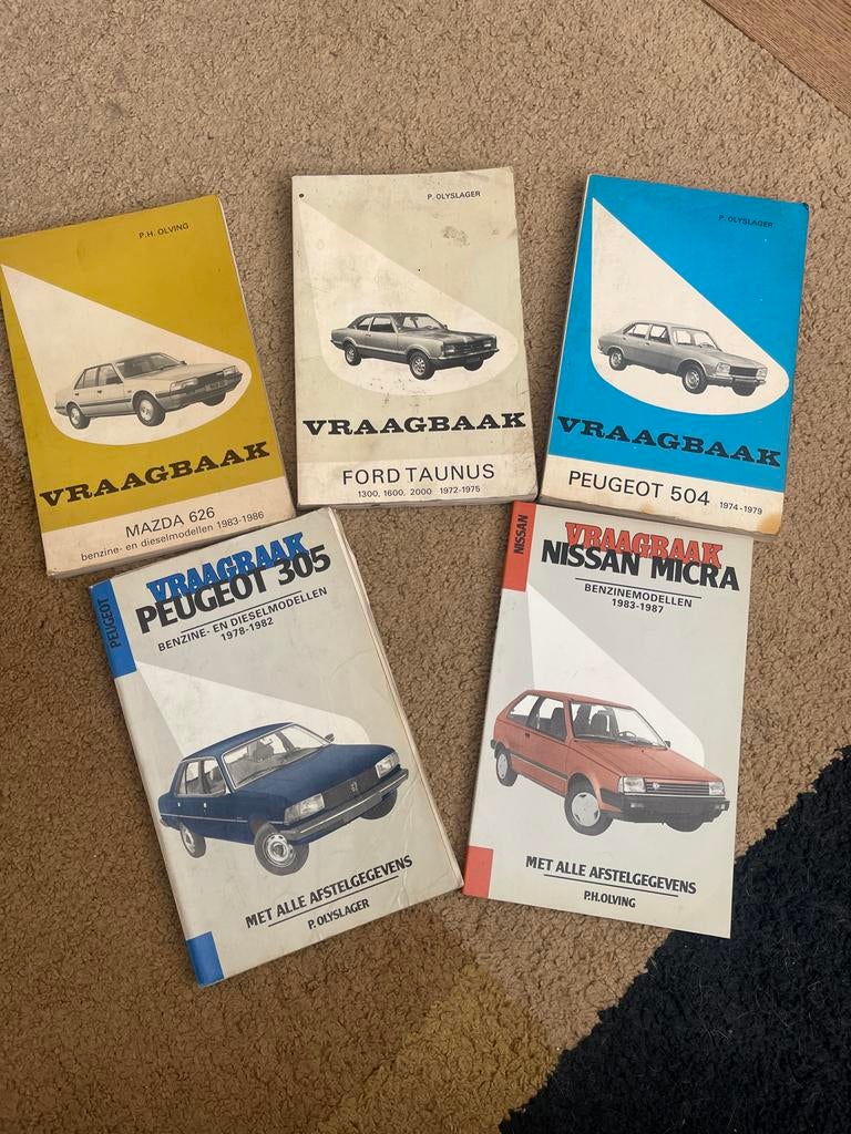 Vraagbaak Autoboeken: Mazda, Ford, Peugeot, Nissan, Ophalen of Verzenden, Gelezen, Algemeen
