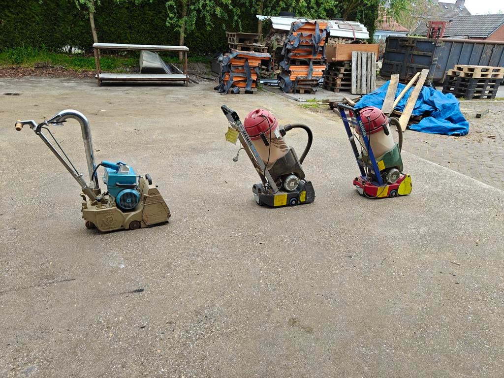 Parket schuur machine's /1x goldvindustri/2x künzle & tasin, Ophalen of Verzenden, 1200 watt of meer, Overige typen
