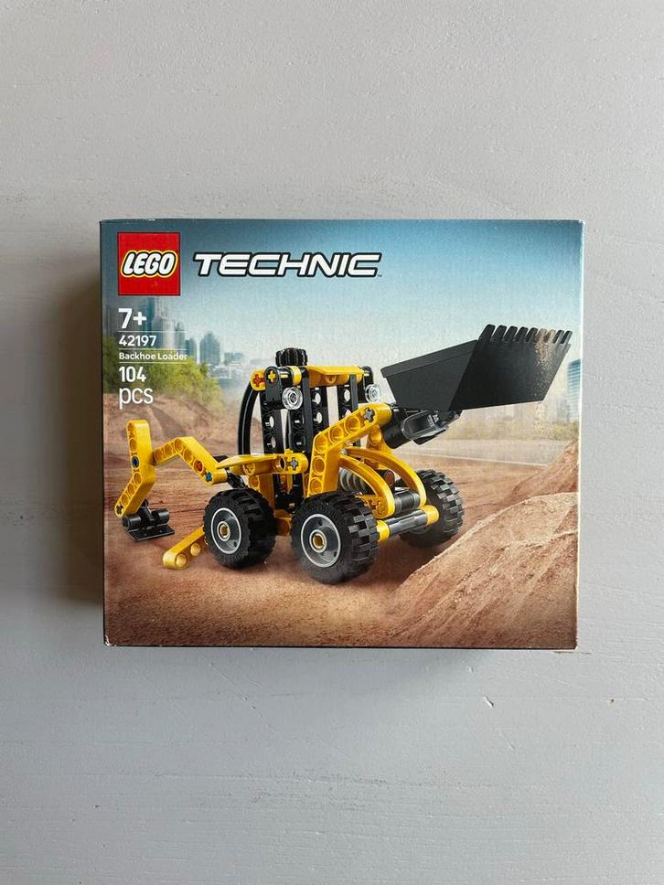 LEGO Technic 42197 Backhoe Loader, Kinderen en Baby's, Speelgoed | Duplo en Lego, Nieuw, Lego, Complete set, Ophalen of Verzenden