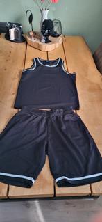Basketbal setje, sportkleding,  maat M, FSBN, Maat 48/50 (M), Zwart, Overige typen, Ophalen of Verzenden