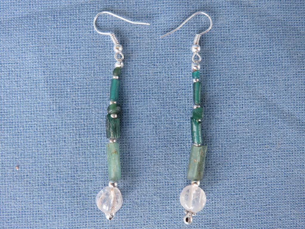 Romeinse rijk . oorhangers . 3e- 5e eeuw , bodemvondst, Ophalen of Verzenden, Overige materialen, Oorbellen