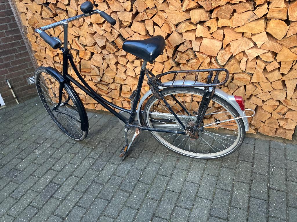 Fiets, Fietsen en Brommers, Fietsen | Dames | Damesfietsen, Ophalen, Terugtraprem, Gazelle, 53 tot 56 cm