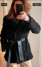 Karakul bontjas L nieuwstaat, Kleding | Dames, Jassen | Winter, Ophalen of Verzenden, Zo goed als nieuw, Maat 42/44 (L), Zwart