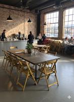 150 Oude klapstoelen afkomstig uit India in de kleur Geel, Ophalen, Gebruikt, Overige kleuren, Ibiza/Boho/Botanisch/Vintage/Industrieel